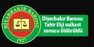 Diyarbakır Barosu: Tahir Elçi suikast sonucu öldürüldü