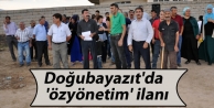 Doğubayazıt'da da 'özyönetim' ilanı