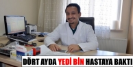 Dört Ayda Yedi Bin Hastaya Baktı