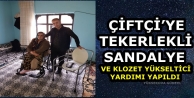 Engelli Çiftçi'nin Tekerlekli Sandalye Sevinci