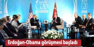 Erdoğan-Obama görüşmesi başladı