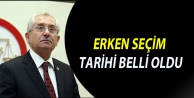 Erken seçim tarihi belli oldu