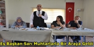 Eş Başkan Sarı Muhtarlarla Bir Araya Geldi