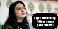 Figen Yüksekdağ: İktidar barışa şans tanımalı