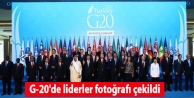 G-20'de liderler fotoğrafı çekildi