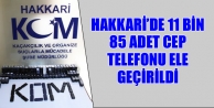 Hakkari’de 11 Bin 85 Adet Cep Telefonu Ele Geçirildi