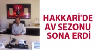 Hakkari'de Av Sezonu Sona Erdi