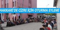 Hakkari'de Cizre İçin Oturma Eylemi