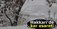 Hakkari’de kar esareti