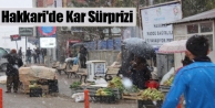 Hakkari'de Kar Sürprizi