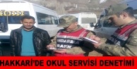 Hakkari’de Okul Servisi Denetimi