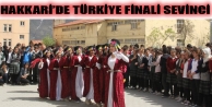 Hakkari’de Türkiye Finali Sevinci