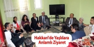 Hakkari'de Yaşlılara Anlamlı Ziyaret