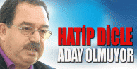 Hatip Dicle aday olmuyor