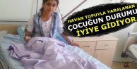 Havan topuyla yaralanan çocuğun durumu iyiye gidiyor