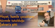 Heyet, hamile çocukların hücrede tutulduğu Şakran'a...