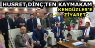 Husret Dinç'ten Kaymakam Kendüzler'e Ziyaret