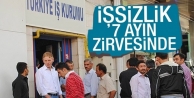 İşsizlik 7 ayın zirvesinde