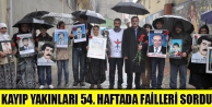 Kayıp Yakınları 54. Haftada da failleri sordu