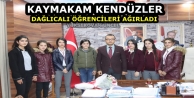 Kaymakam Kendüzler, Dağlıcalı öğrencileri ağırladı