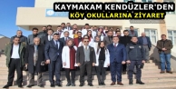 Kaymakam Kendüzler'den köy okullarına ziyaret