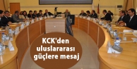 KCK'den uluslararası güçlere mesaj