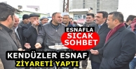 Kendüzler esnaf ziyareti yaptı