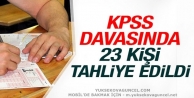 KPSS davasında 23 kişi tahliye edildi