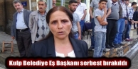 Kulp Belediye Eş Başkanı serbest bırakıldı