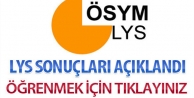 LYS sonuçları açıklandı