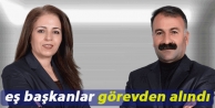 Mazıdağı belediye eş başkanları görevden alındı