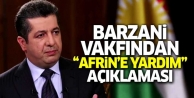 Mesrur Barzani: Afrin'e insani yardıma hazırız 