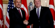 Mevlüt Çavuşoğlu, Mike Pompeo ile görüştü