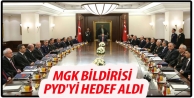 MGK bildirisi PYD'yi hedef aldı 