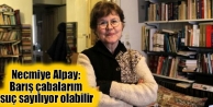 Necmiye Alpay: Barış çabalarım suç sayılıyor...