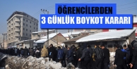 Öğrencilerden 3 Günlük Boykot Kararı