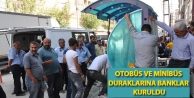 Otobüs ve Minibüs Duraklarına Banklar Kuruldu