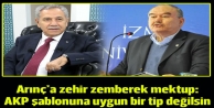 Özfatura'dan Arınç'a: AKP şablonuna uygun bir...