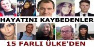 Paris'te hayatını kaybedenler 15 farklı ülkeden