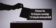 Patnos'ta 92 köyün sandığı 15 köyde birleştirildi