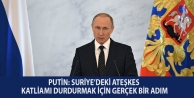 Putin: Suriye’deki ateşkes katliamı durdurmak...