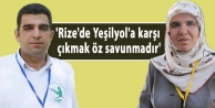 'Rize'de Yeşilyol'a karşı çıkmak öz savunmadır'