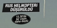 Rus helikopteri düşürüldü