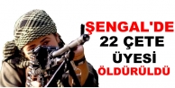 Şengal'de 22 çete üyesi öldürüldü