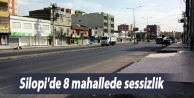 Silopi'de 8 mahallede sessizlik