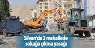 Silvan'da 3 mahallede sokağa çıkma yasağı