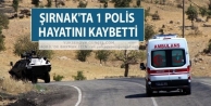 Şırnak'ta 1 polis hayatını kaybetti