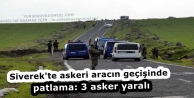 Siverek'te askeri aracın geçişinde patlama: 3 asker...