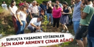 Suruç'ta yaşamını yitirenler için Kamp Armen'e...