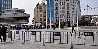 Taksim Meydanı bariyerlerle kapatıldı